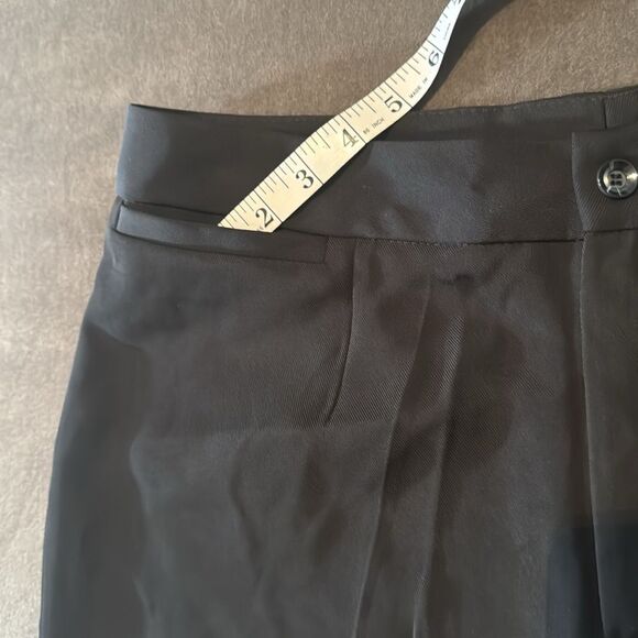 Women’s Black 2 Piece Pant Suit One Button Formal Office Wedding Size L NWT - Picture 16 of 16